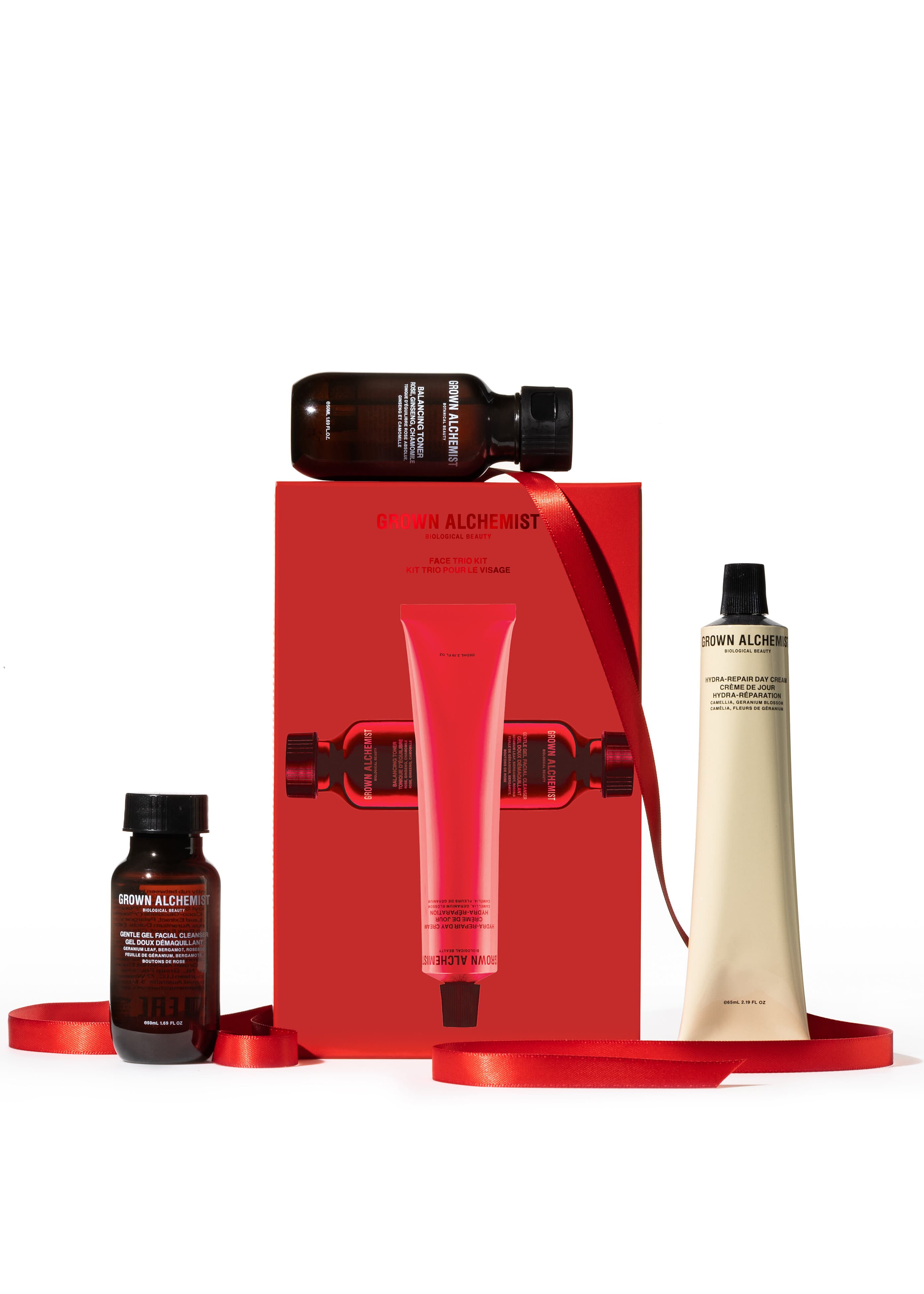  Тріо бестселерів для денного догляду за шкірою обличчя Grown Alchemist  Face Trio Gift Set